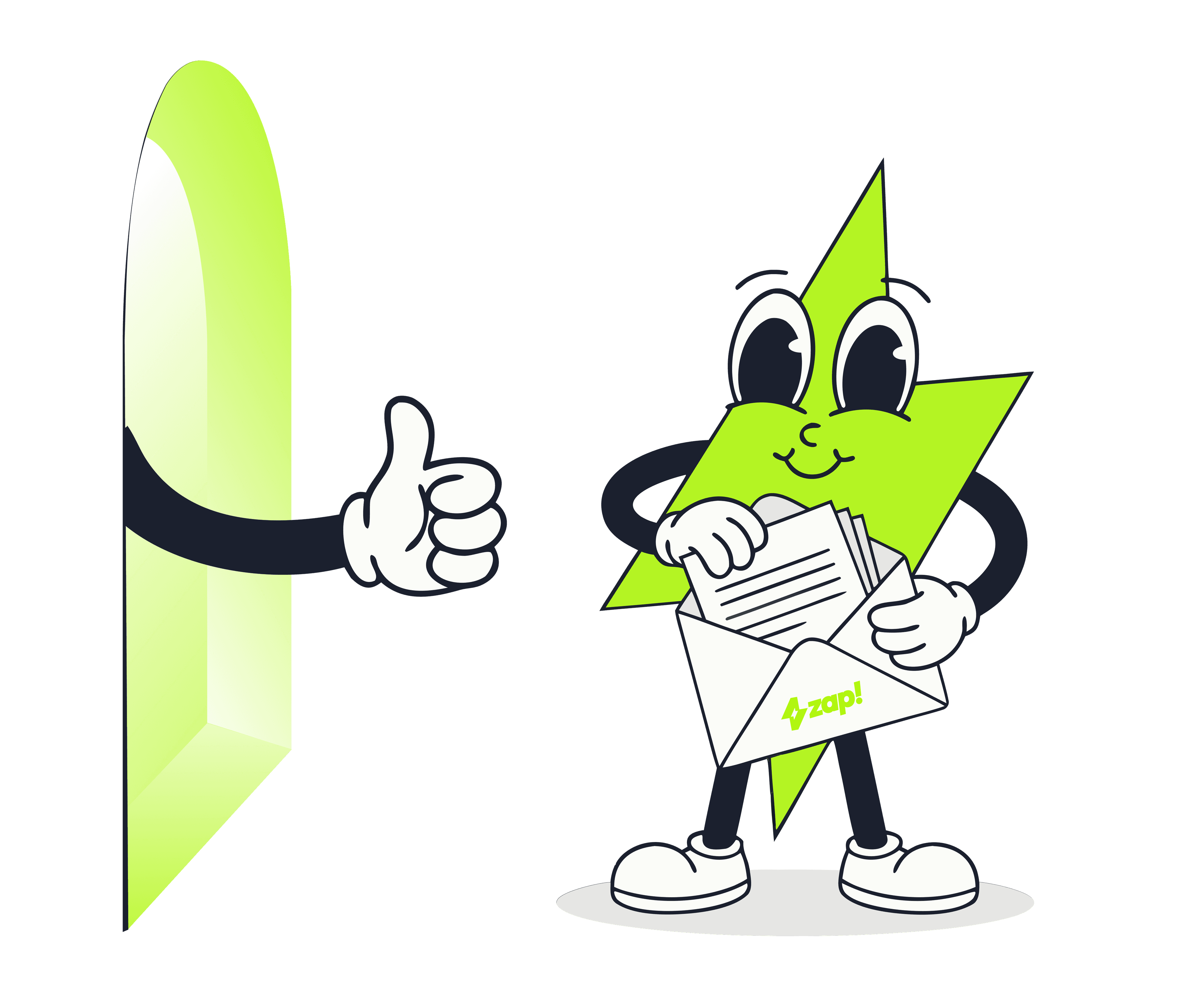 Hand over documents
